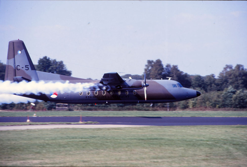 Royal Dutch Airforce Fokker F27 Vinten pod addition