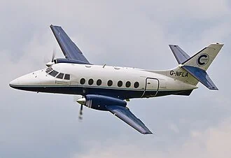 BAe Jetstream G-NFLA in flight