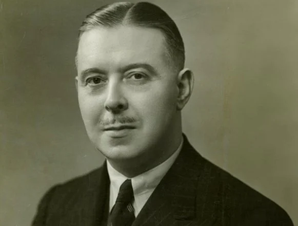 Aviation figure portrait, 1930s-40s era