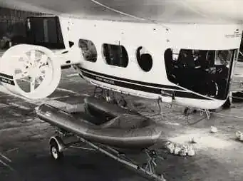 Airship gondola under construction